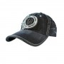 Denim black color fashion cap Lithuania LT