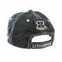 Denim black color fashion cap Lithuania LT