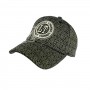 Speckled gray color baseball cap Lithuania LT