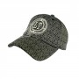 Speckled gray color baseball cap Lithuania LT