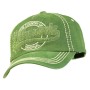 Green color denim baseball cap Lithuania