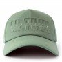 Front view of embossed khaki Lithuania cap