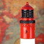 Red–white Amrum ceramic lighthouse