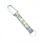 Bluish flowered carabine keychain Lietuva