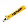 Yellow pendant Lietuva for backpacks & handbags