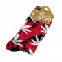 Fuchsia color women weed cotton socks