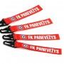 FC Panevezys red keychain carabiner