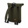 Military green roll-top backpack Lithuania Vytis