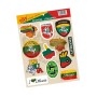 Stickers set with Lithuania