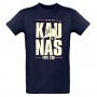 Navy organic cotton t-shirts Kaunas Lithuania