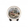 Porcelain plate with a magnet Trakai castle