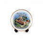 Porcelain plate with a magnet Trakai castle