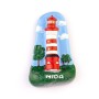 Handmade Ceramic Magnet Nida Lighthouse - Authentic Souvenir