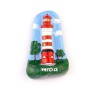 Handmade Ceramic Magnet Nida Lighthouse - Authentic Souvenir