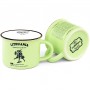 Green frosted mug LITHUANIA 150 ml