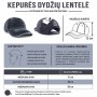Dark blue Lithuania 1009 LT embossed cap