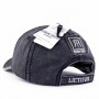 Lithuania 1009 LT dark blue cap rear view