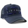 Blue LTU cap with mesh Lithuania
