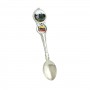 Metal spoon with flag Druskininkai