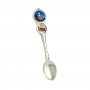 Metal spoon with flag Nida lighthouse