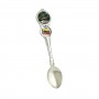 Metal spoon with flag Palanga