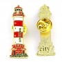 Metal pin Nida lighthouse