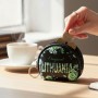 Lithuania coin purse in everyday use near coffee