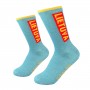 Lithuania turquoise color socks for women size: (36-42)