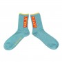 Lithuania turquoise color socks for women size: (36-42)