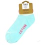 Lithuania mint green color socks for women