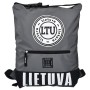 Gray leisure backpack "Lithuania LTU" 