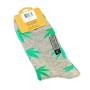 Socks with weed leaves for men's
