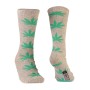 Gray weed socks for men's