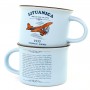 Small Lituanica mug with a brief history of flight