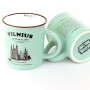 Mint colored mug St. Anne's Church - Vilnius with a short history
