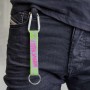 Lithuania keychain attached to jeans