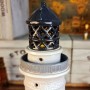 Handmade gift souvenir lighthouse candle holder Hirtshals Denmark