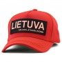 Travel Cap "LIETUVA – Travel, Discover, Explore" – Red