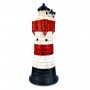 Handmade ceramic lighthouse candle holder Roter Sand