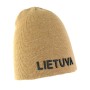 Beige autumn winter hat Lithuania