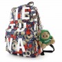 Teddy Bear Attached to Backpack