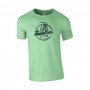 Cotton t-shirts Siauliai Lithuania mint green color