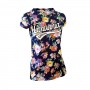 Flowered blue color ladie's t-shirts Lithuania Original