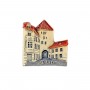 Handmade ceramic fridge magnet Tallinn City Old Town
