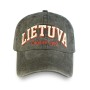 Black vintage looks baseball cap Lithuania