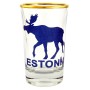 Souvenir cup Estonia with an image of a moose
