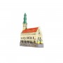 Handmade ceramic fridge magnet Town Hall Tallinn