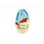 Handmade ceramic fridge magnet Tallinn City Town Hall