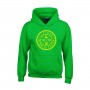 Green color heavy blend youth hooded sweat Luithuania 