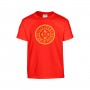Red cotton t-shirts Lithuania for kids